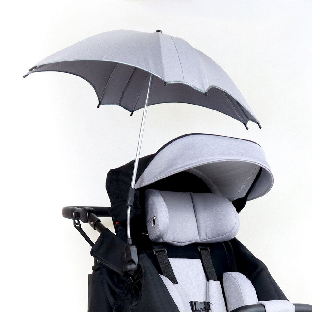 with umbrella
